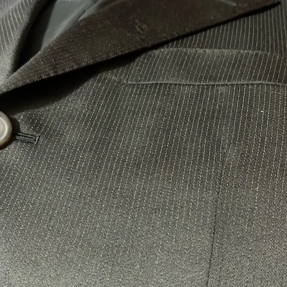 Versace Medusa Head Interior Lining Men's Black Blazer Sz 42R Sport Coat
